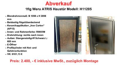 1flg Weru ATRIS Haustür Modell: H11205
