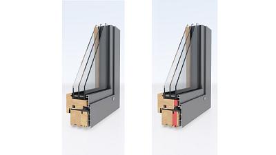 Holz-Aluminium-Fenster ModernLine von UNILUX